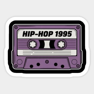Vintage Cassette - Purple Tape Hip-Hop 1995 Sticker